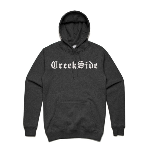 Embroidered CreekSide Hoodie (White) Thumbnail