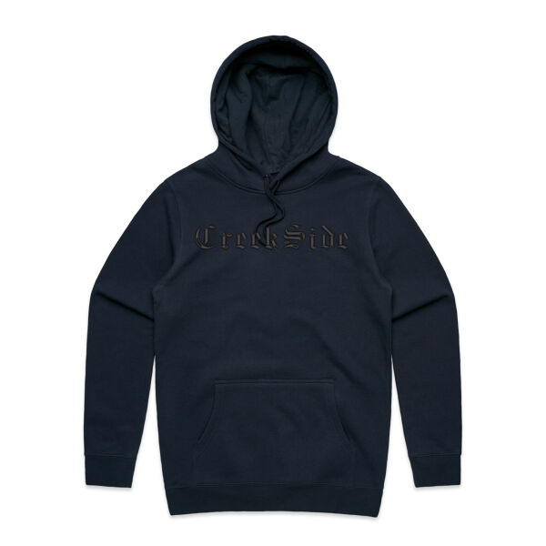 Embroidered CreekSide Hoodie (Black) Thumbnail